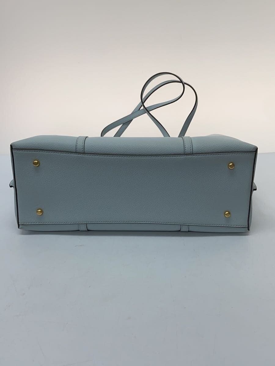 TORY BURCH Tote Bag Leather BLU 4