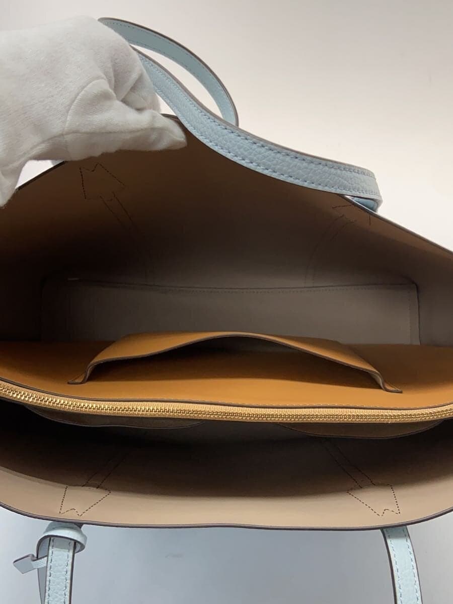 TORY BURCH Tote Bag Leather BLU 7