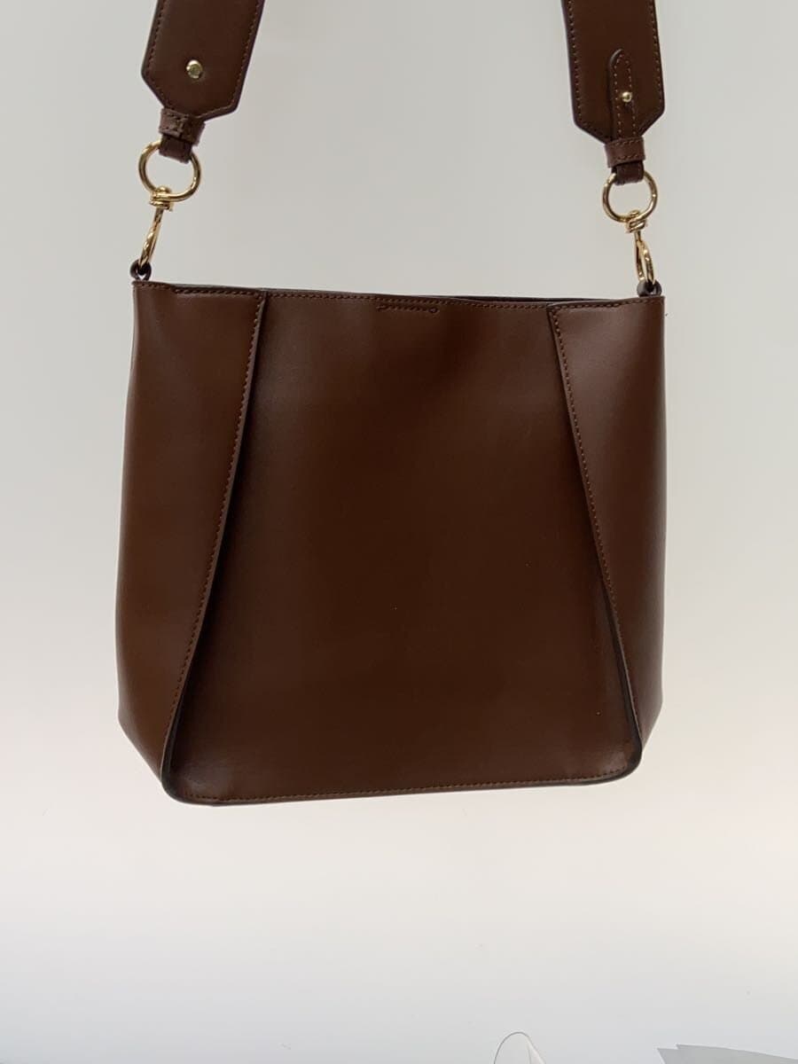 STELLA Mc CARTNEY Logo Shoulder Bag Leather BRW 4