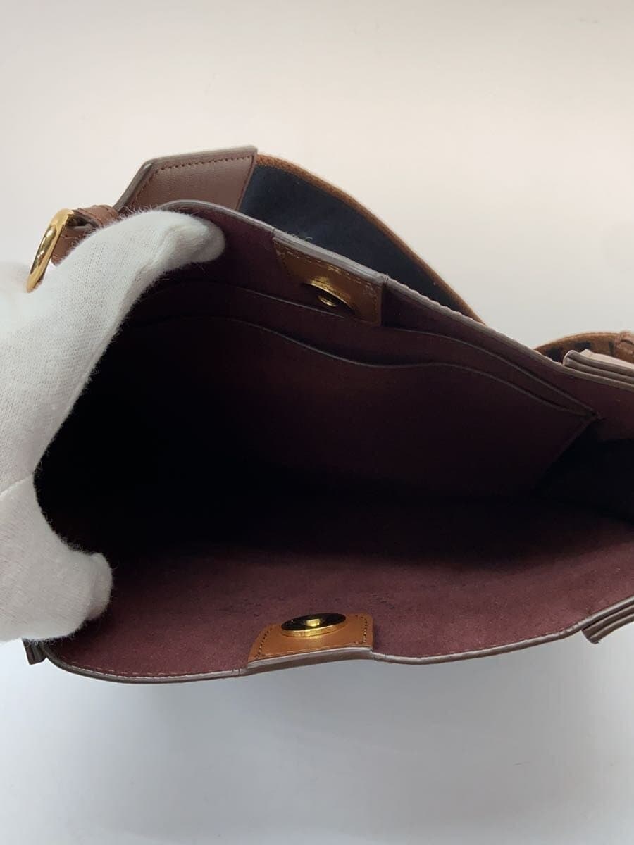 STELLA Mc CARTNEY Logo Shoulder Bag Leather BRW 7