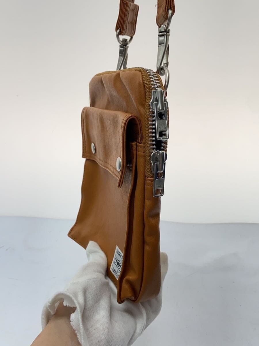 PORTER Shoulder Bag Leather CML 2