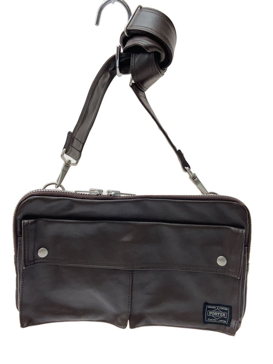 PORTER Shoulder Bag Leather BRW