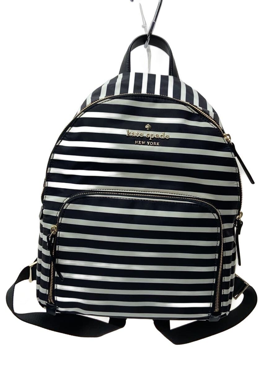 kate spade new york Backpack Nylon BLK Stripe 12T-01044112