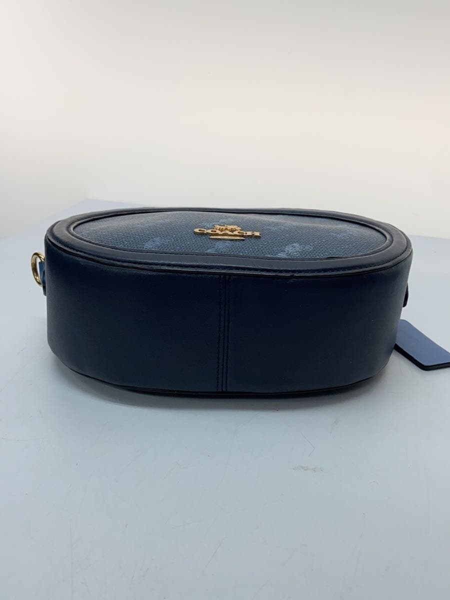 COACH Shoulder Bag Leather NVY C4057 4