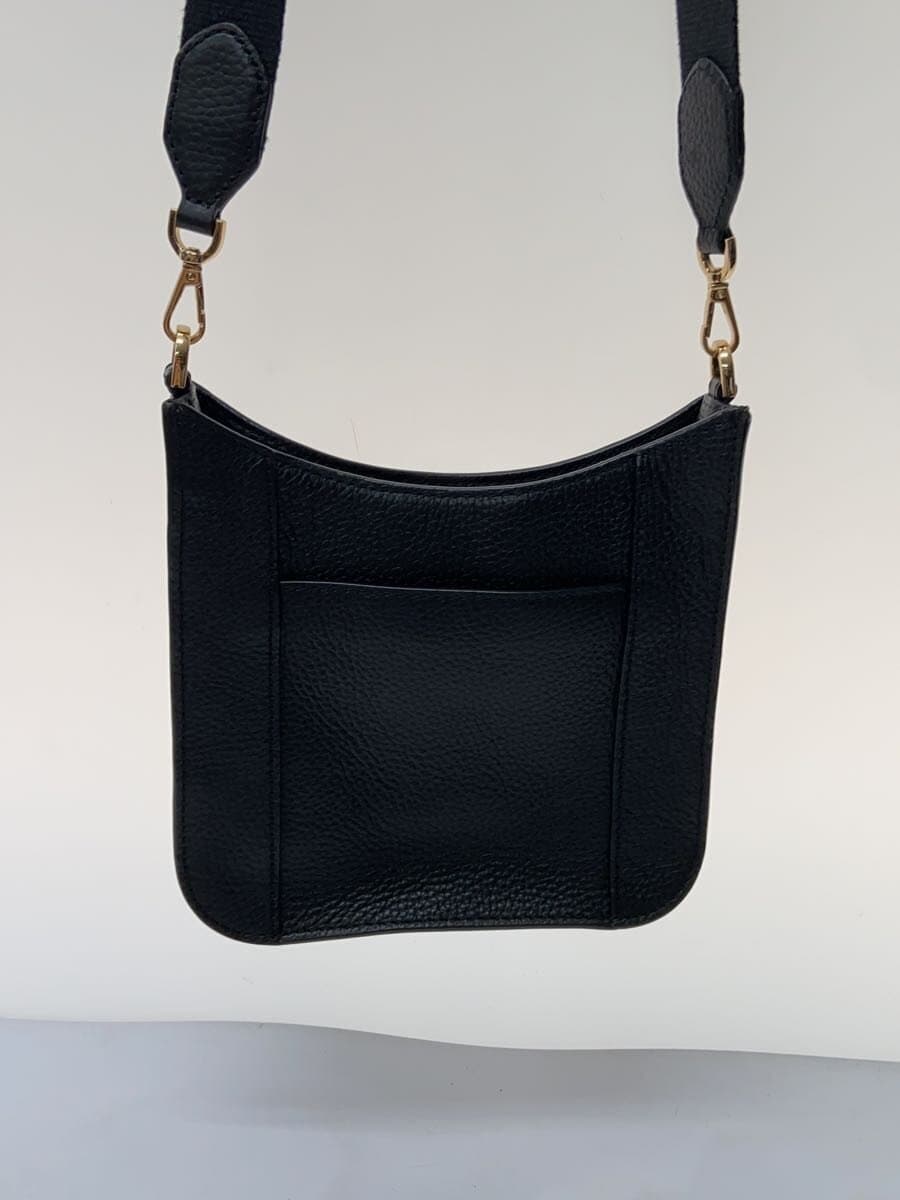 MICHAEL KORS Shoulder Bag Leather BLK 4