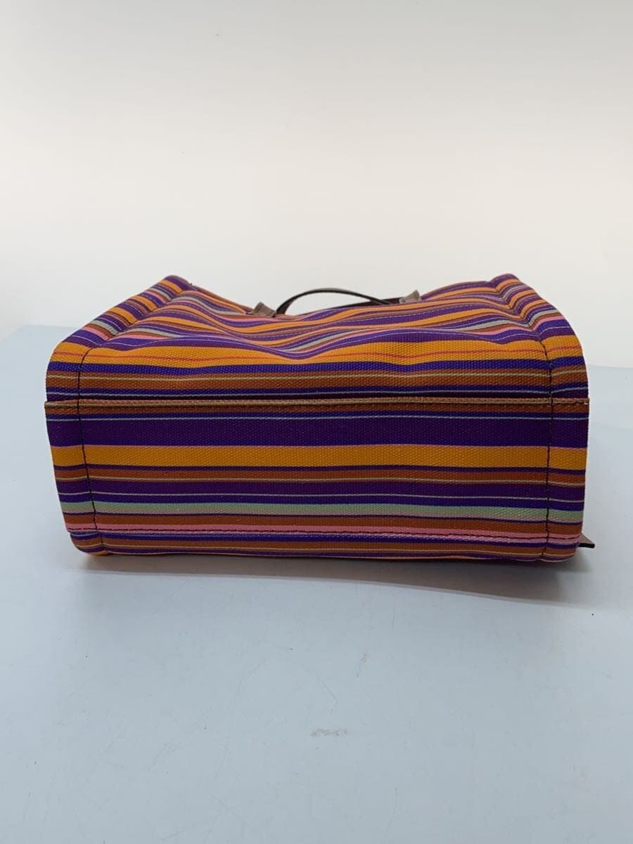 MARC BY MARC JACOBS Shoulder Bag Canvas Multicolor Border Stripe QC-007641 5