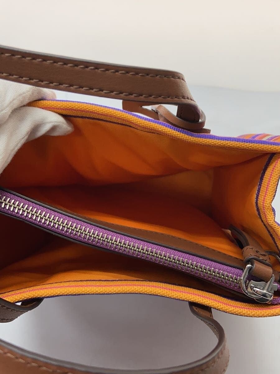 MARC BY MARC JACOBS Shoulder Bag Canvas Multicolor Border Stripe QC-007641 7