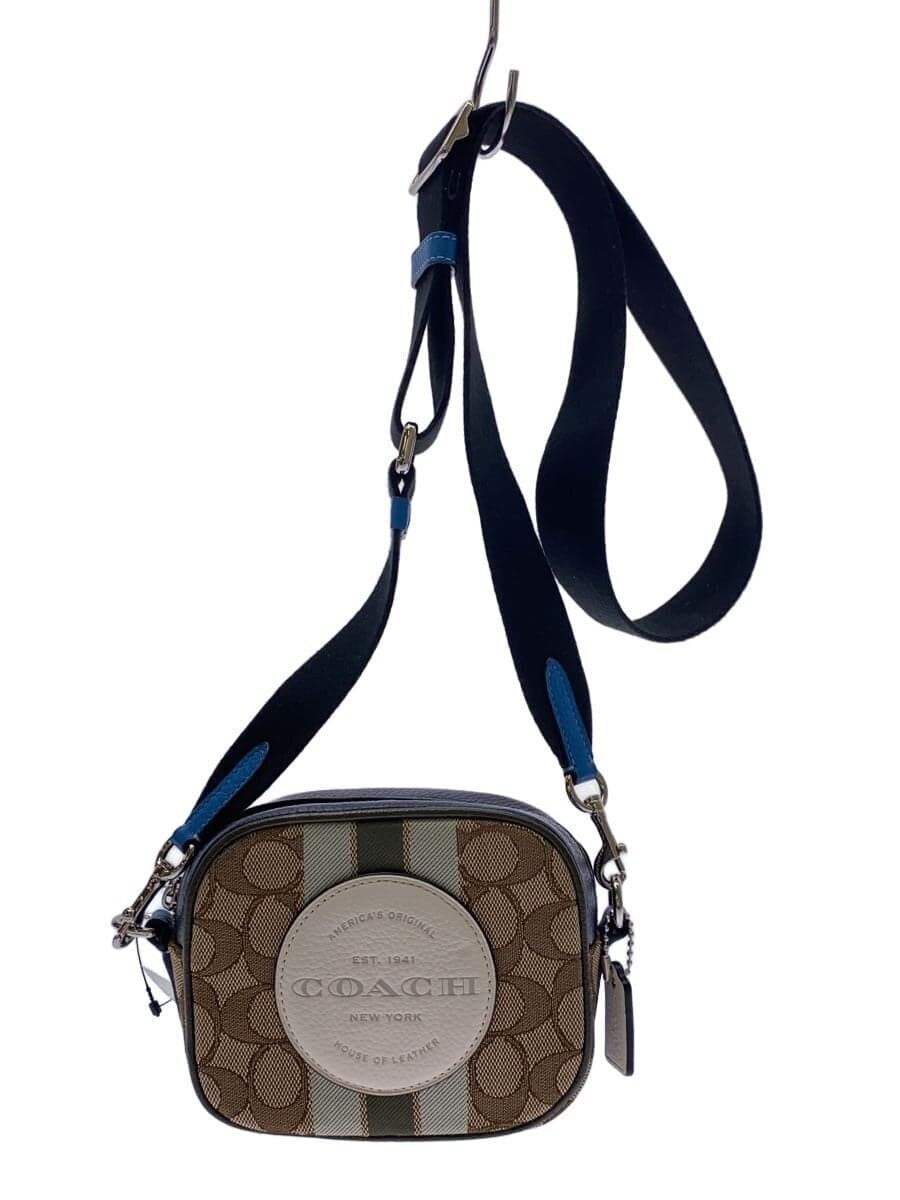 COACH shoulder bag canvas BEG all-over pattern 2635