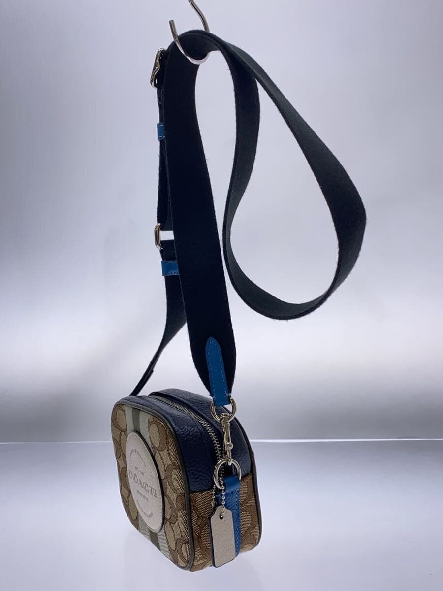 COACH shoulder bag canvas BEG all-over pattern 2635 2