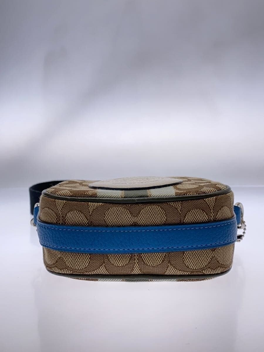 COACH shoulder bag canvas BEG all-over pattern 2635 4