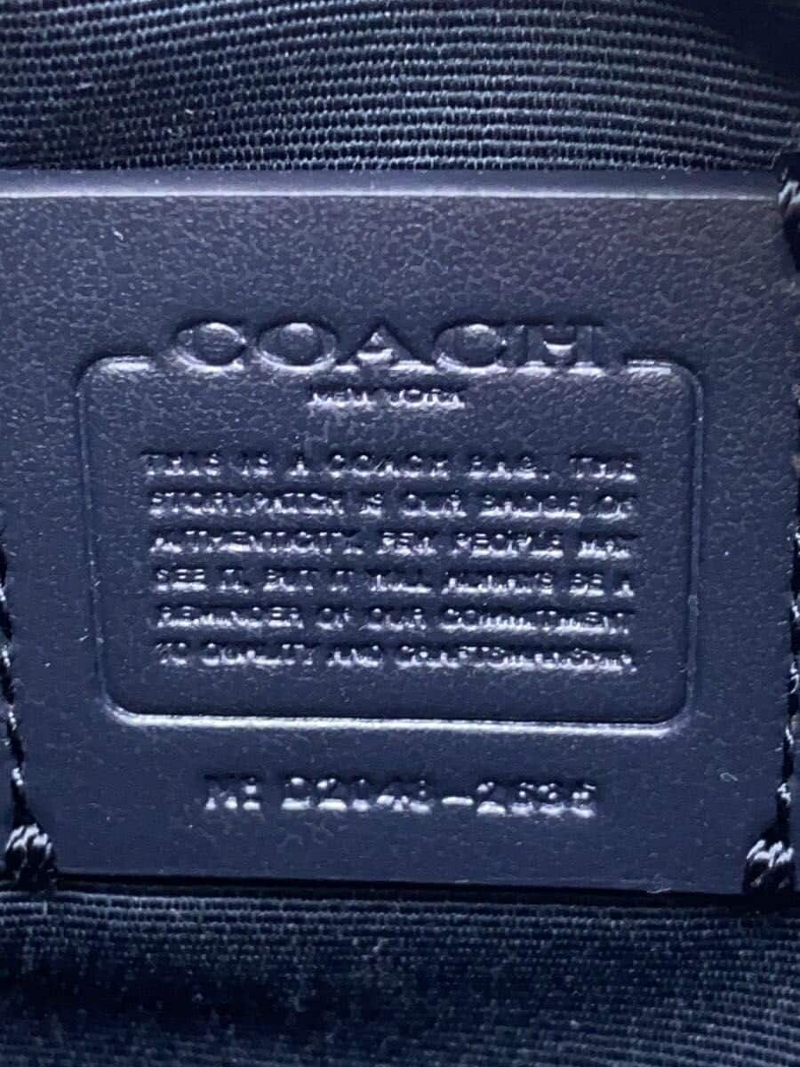 COACH shoulder bag canvas BEG all-over pattern 2635 5