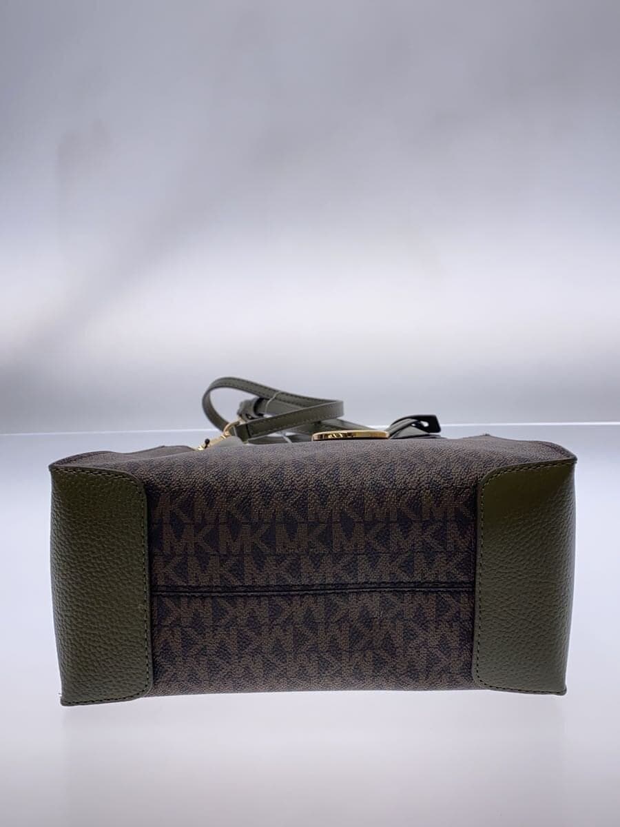 MICHAEL KORS shoulder bag leather BRW all-over pattern 35S1GM9M2B 4