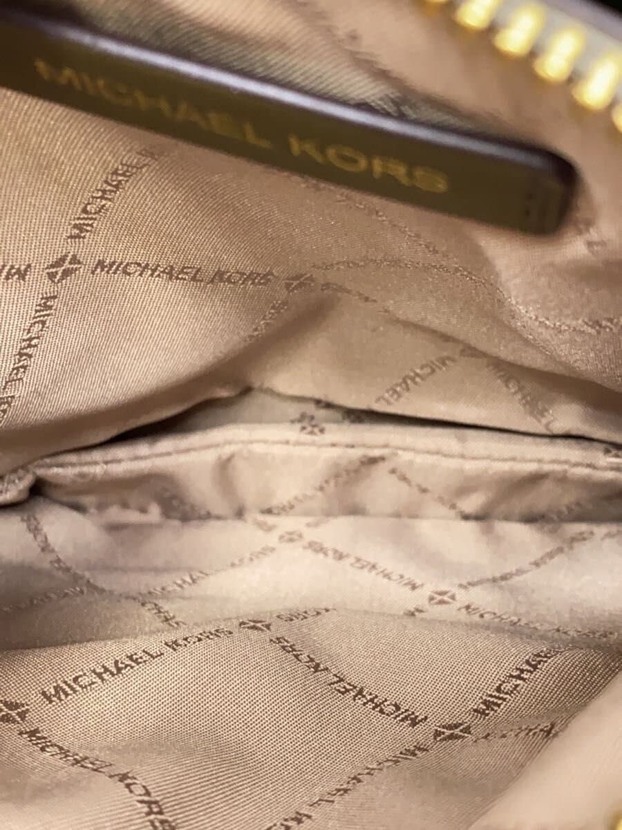 MICHAEL KORS shoulder bag leather BRW all-over pattern 35S1GM9M2B 6