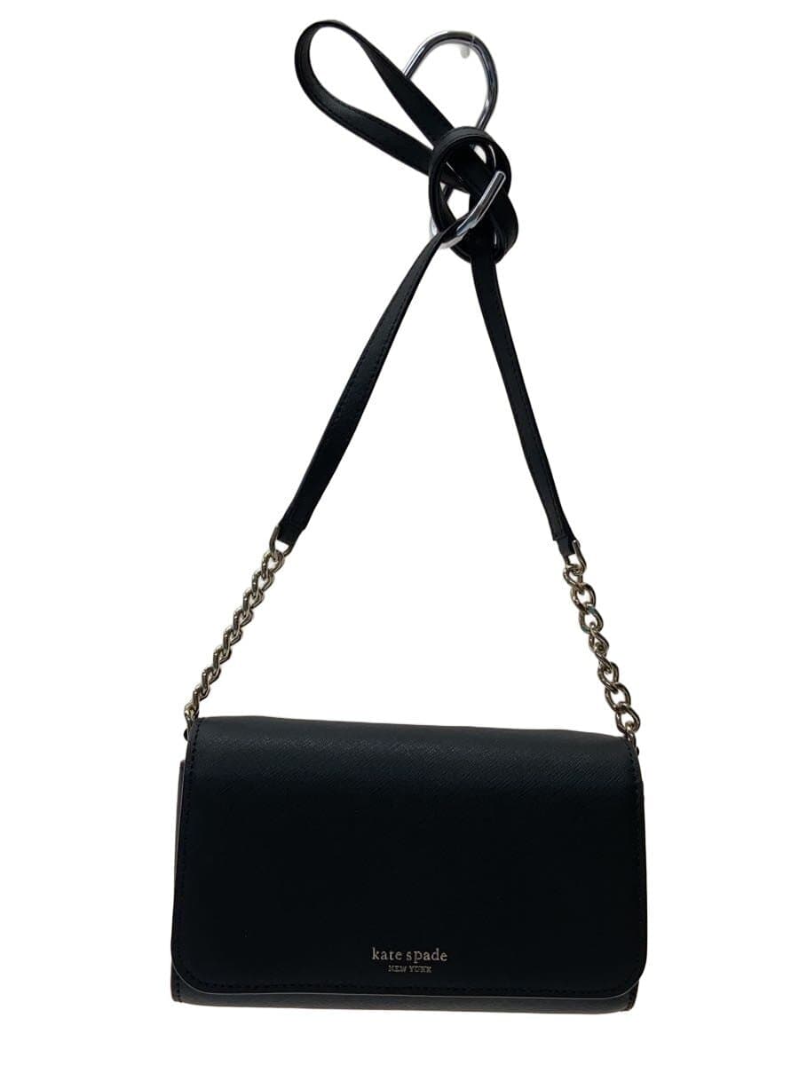 kate spade new york Shoulder Bag Leather BLK WLRU5433