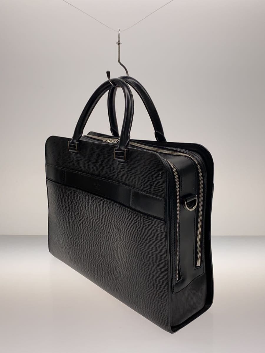 LOUIS VUITTON Bassano MM_Epi Leather BLK 2