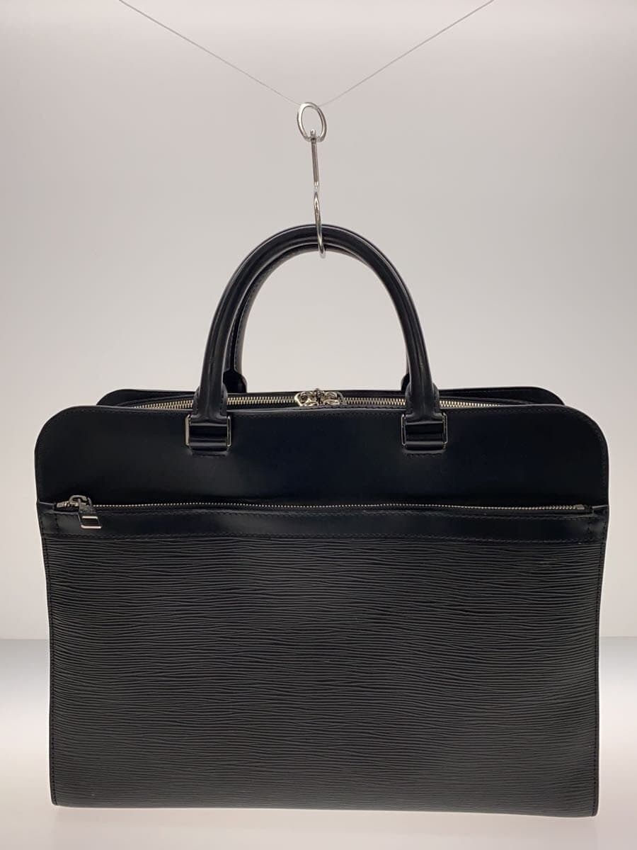 LOUIS VUITTON Bassano MM_Epi Leather BLK 3