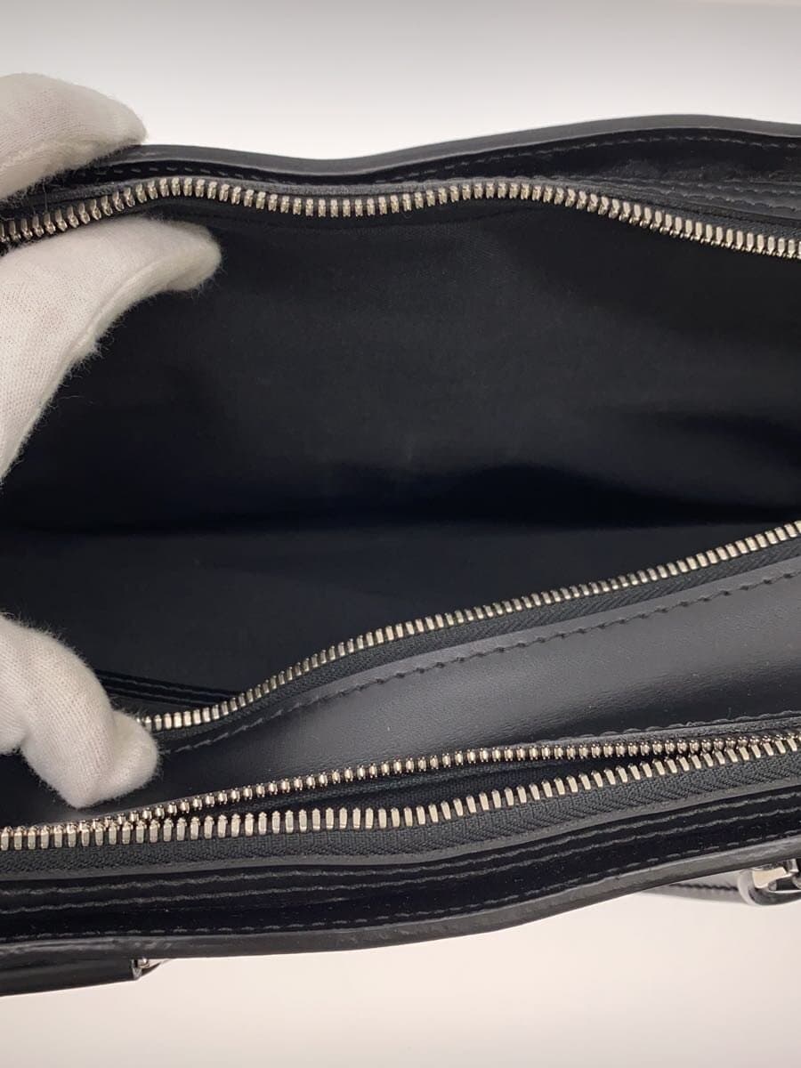 LOUIS VUITTON Bassano MM_Epi Leather BLK 6