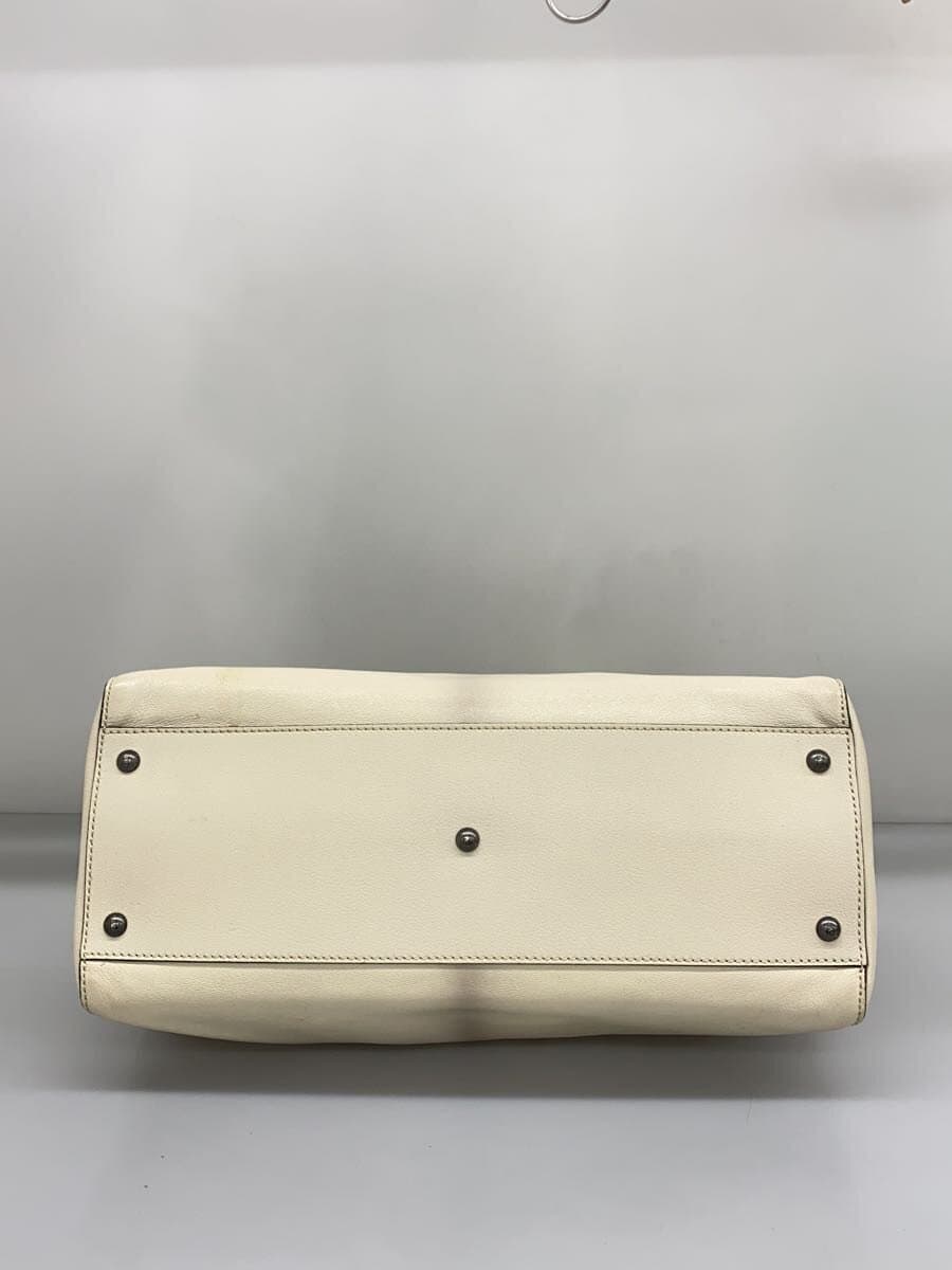 FENDI Peekaboo 2-Way Bag Leather CRM 8BN210 4