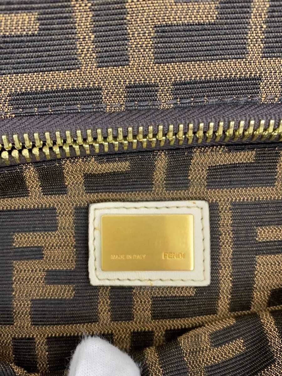 FENDI Peekaboo 2-Way Bag Leather CRM 8BN210 5