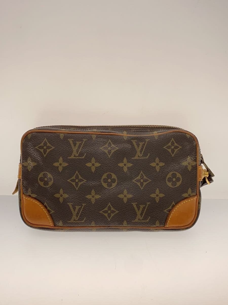 LOUIS VUITTON Marly Dragonne PM_Monogram Canvas PVC BRW 3