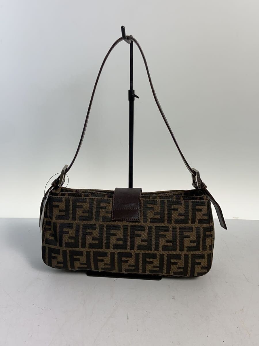 FENDI Handbag Canvas BRW All Over Pattern 3