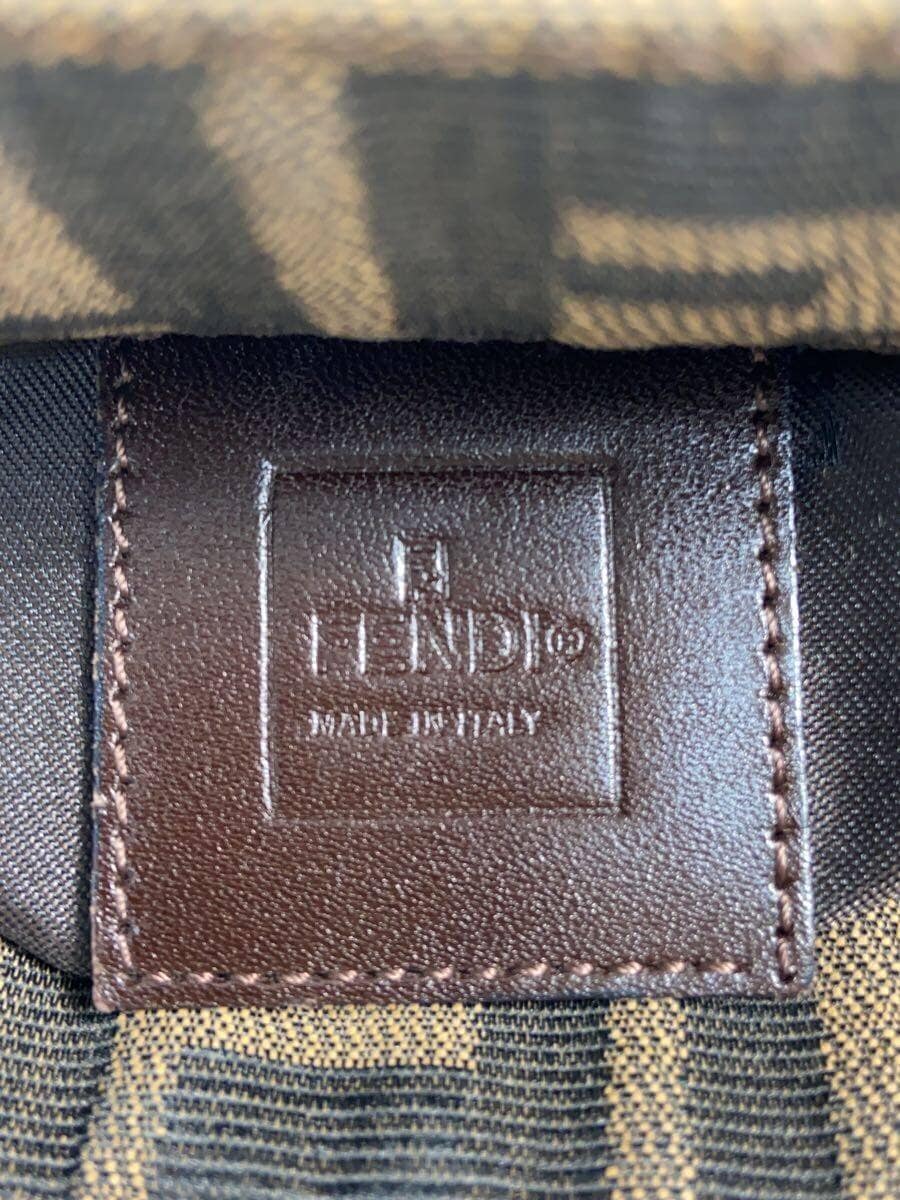 FENDI Handbag Canvas BRW All Over Pattern 5