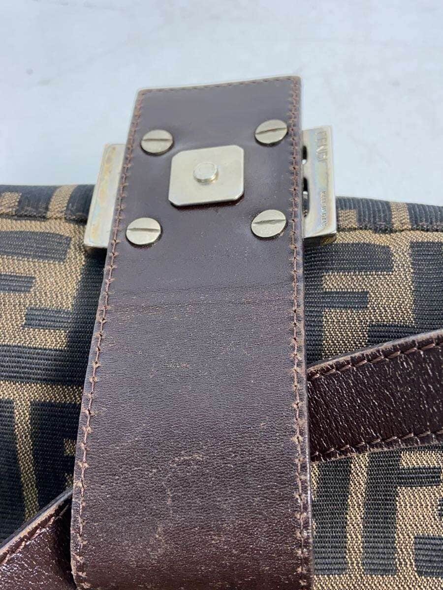 FENDI Handbag Canvas BRW All Over Pattern 8