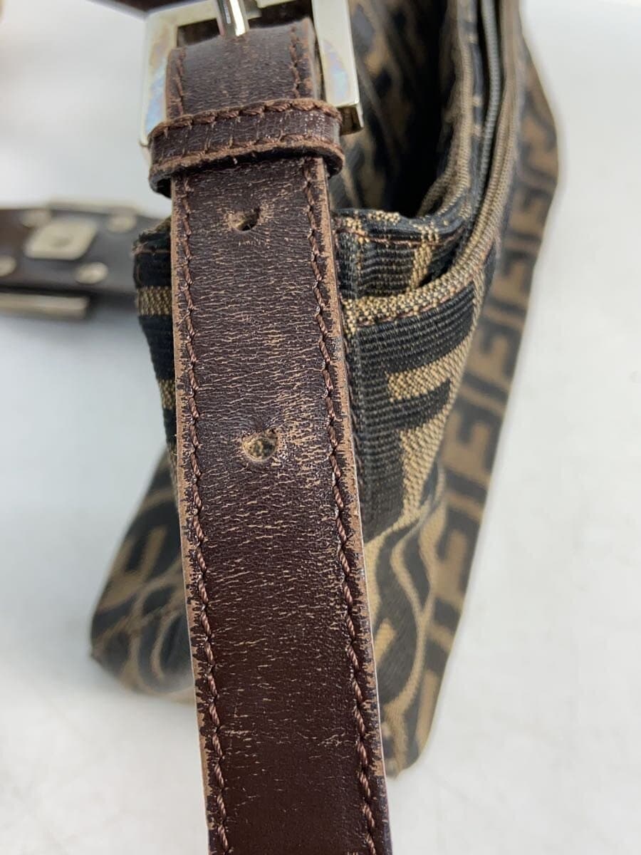 FENDI Handbag Canvas BRW All Over Pattern 9