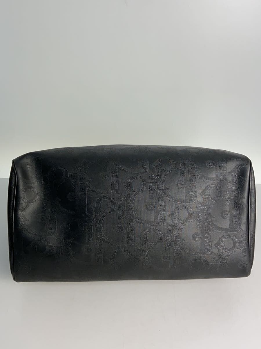 Christian Dior Boston Bag Leather BLK 4