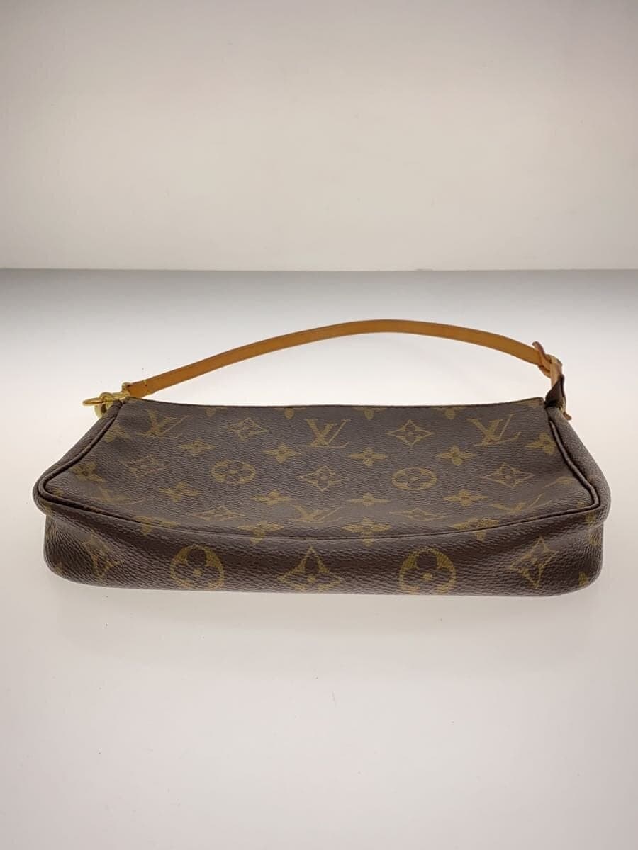 LOUIS VUITTON 1) Pochette Accessoires Monogram Canvas PVC BRW M51980 4