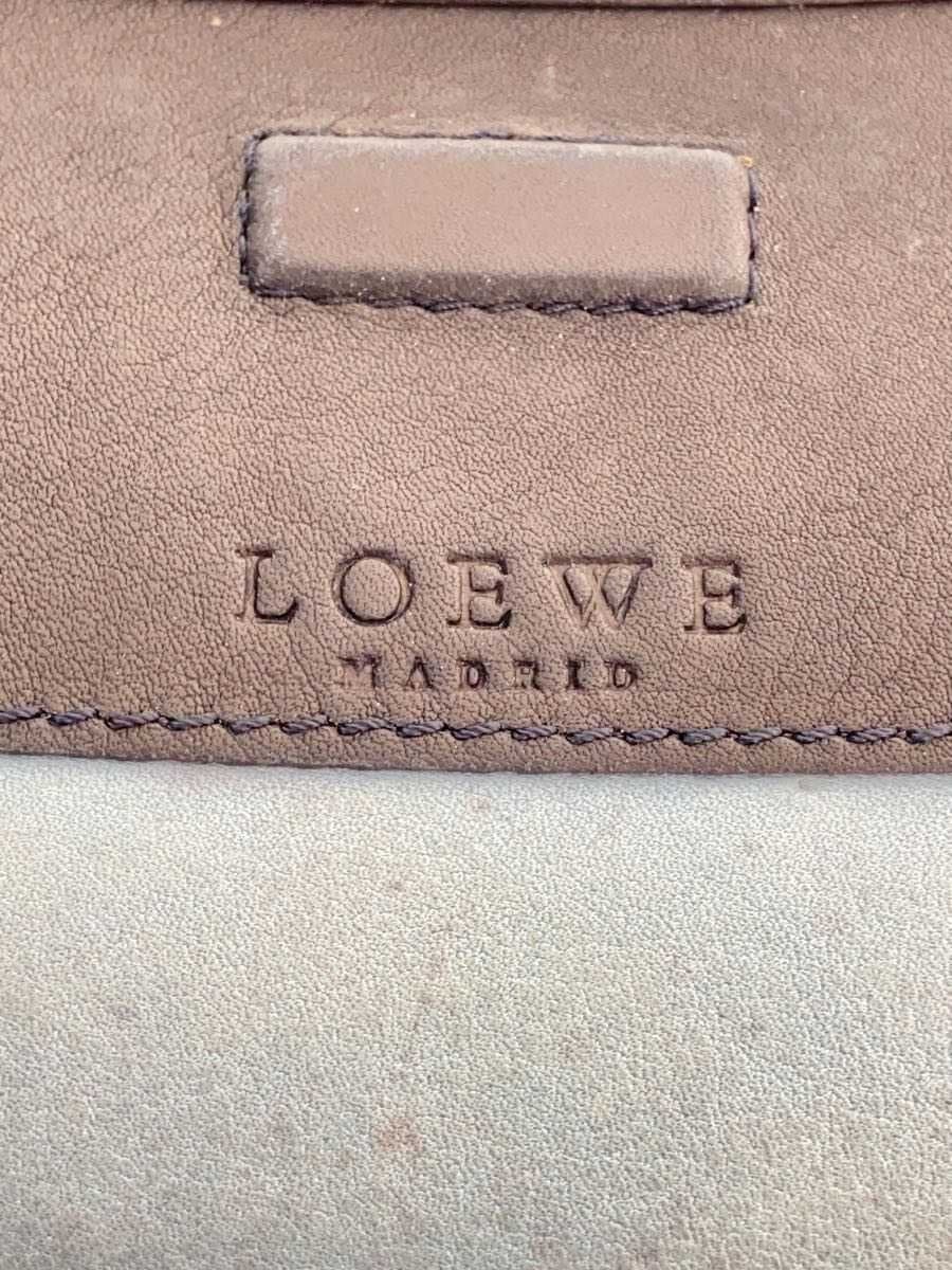 LOEWE Shoulder Bag Suede BLU 5