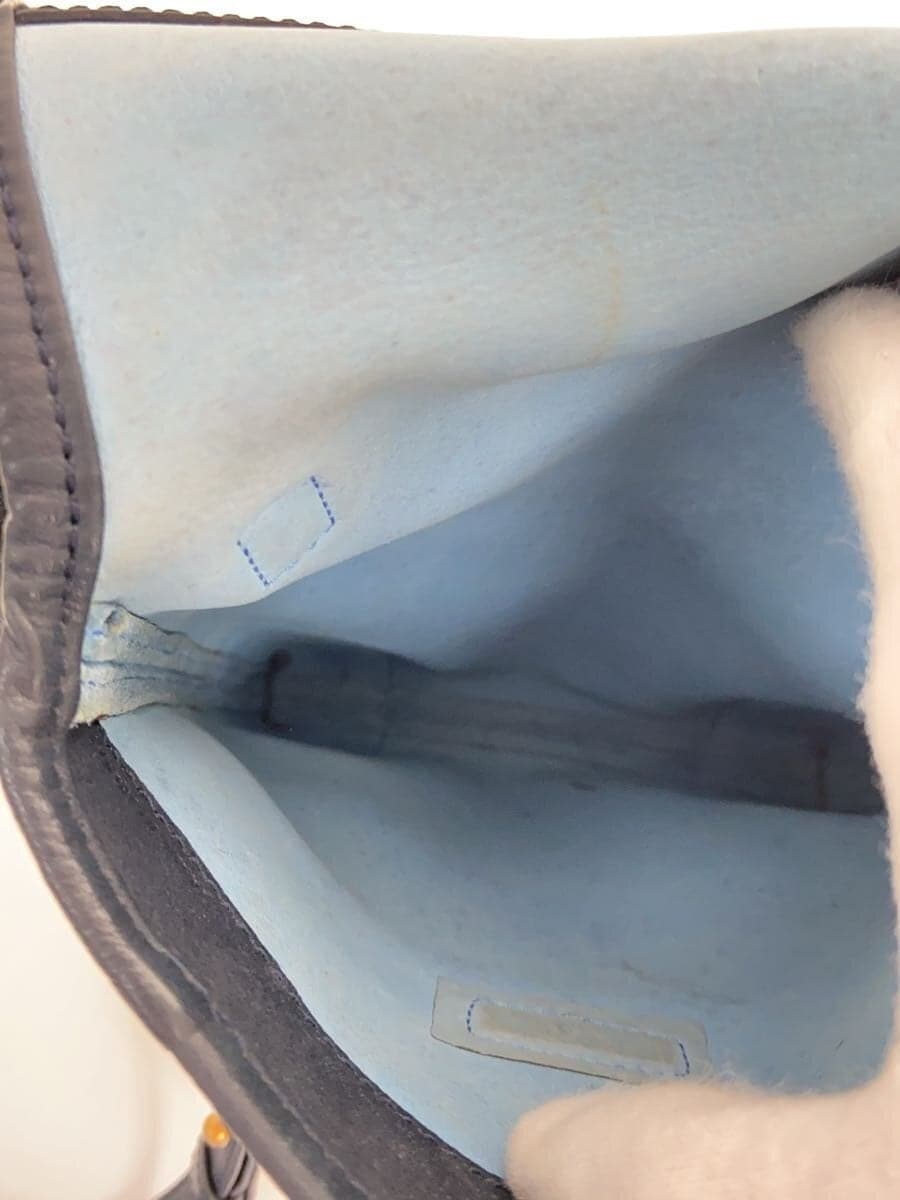 LOEWE Shoulder Bag Suede BLU 6