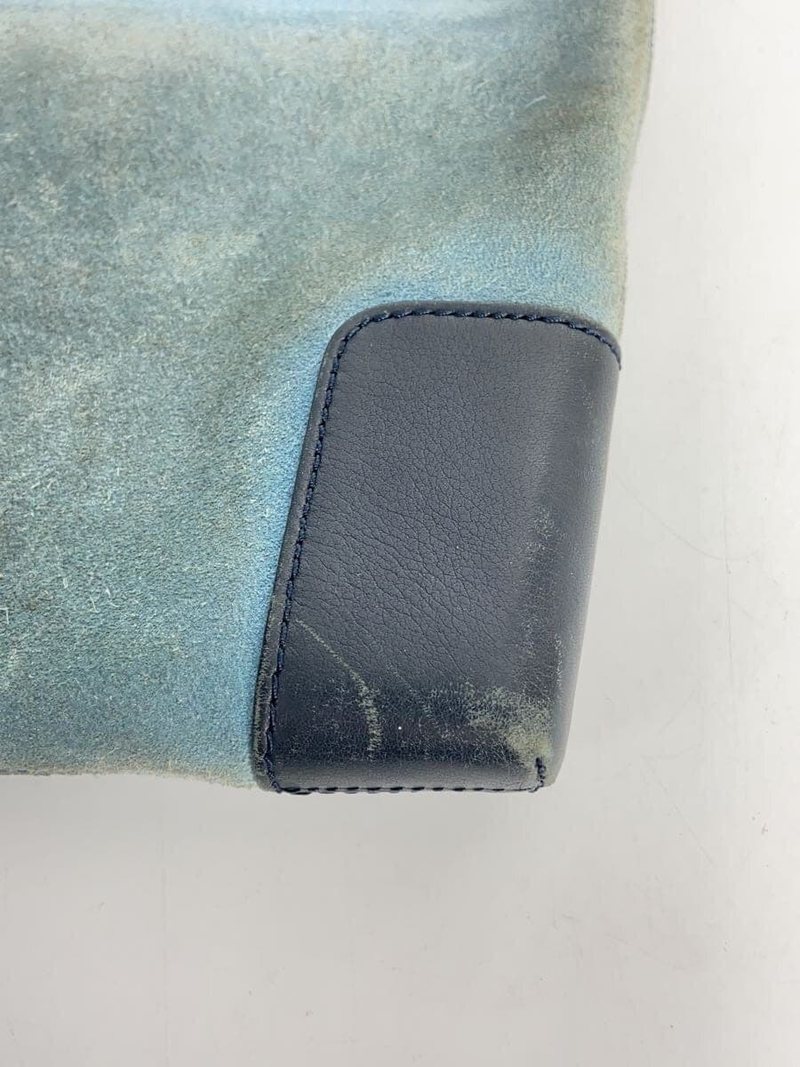 LOEWE Shoulder Bag Suede BLU 8