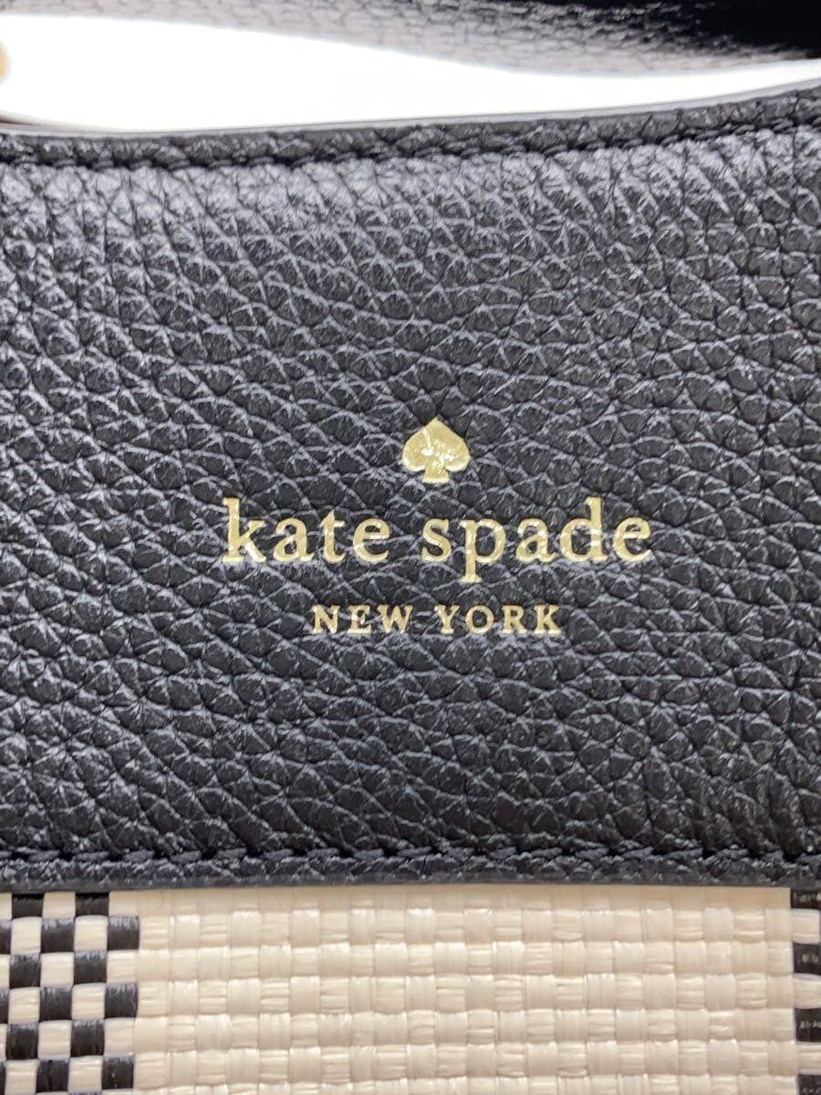 Kate Spade New York shoulder bag leather black check 5