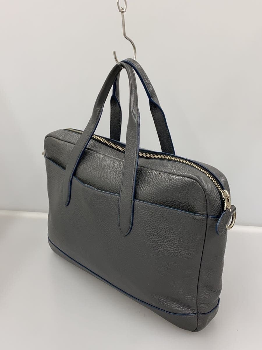 COACH Business Bag Leather GRY Solid H1761-F11319 2