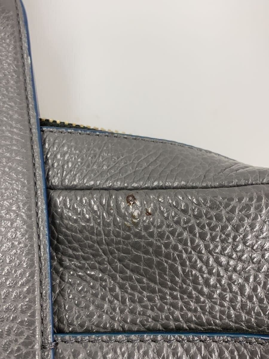 COACH Business Bag Leather GRY Solid H1761-F11319 7