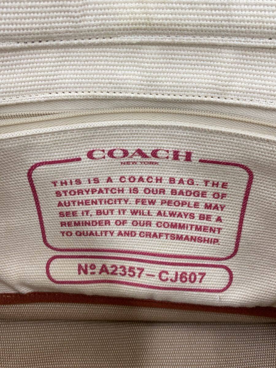 COACH Tote Bag Canvas CRM A2357-CJ607 5