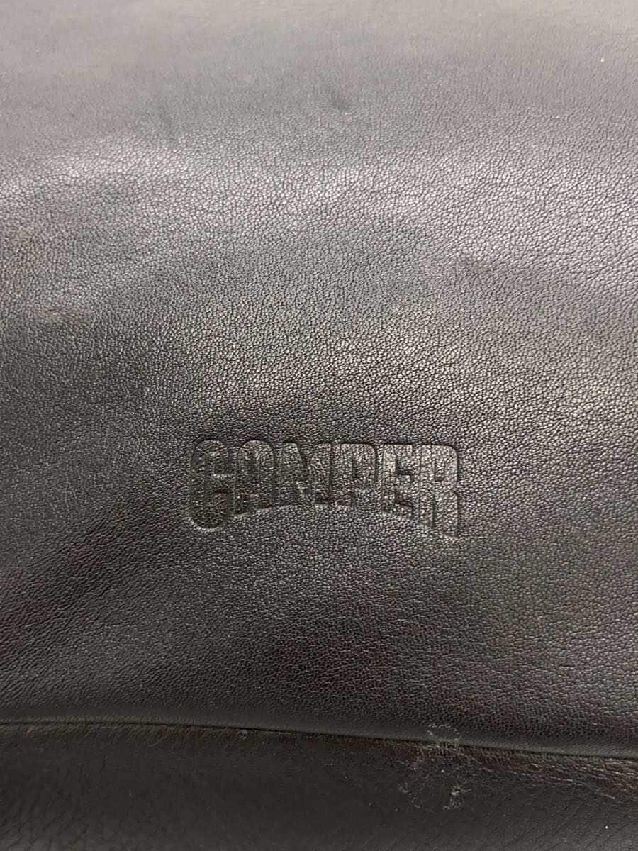 camper2way handbag backpack leather BLK plain 5