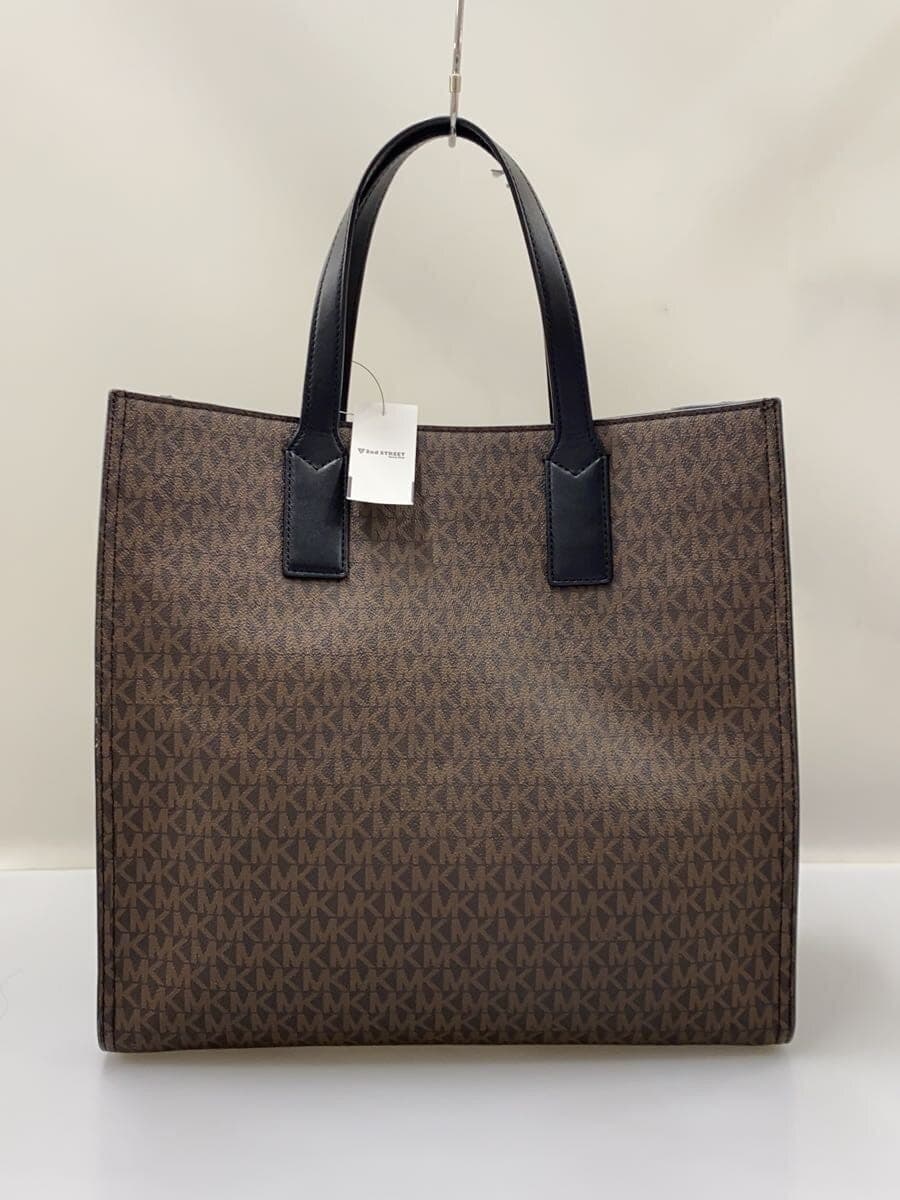 MICHAEL KORS Tote Bag Leather BRW All-over Print PA-2105 3