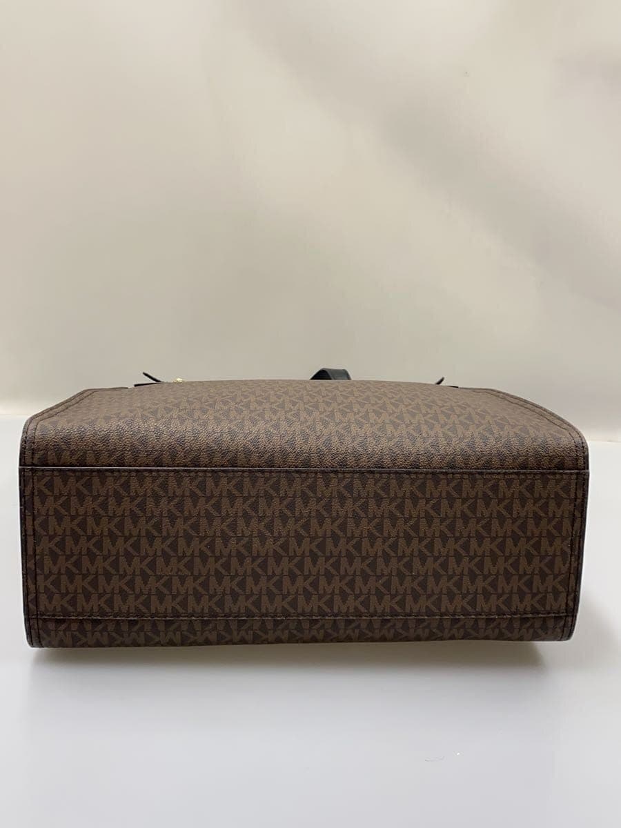 MICHAEL KORS Tote Bag Leather BRW All-over Print PA-2105 4