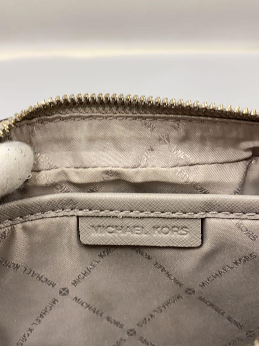MICHAEL KORS Shoulder Bag Leather Gray Solid Color PA-2007 5