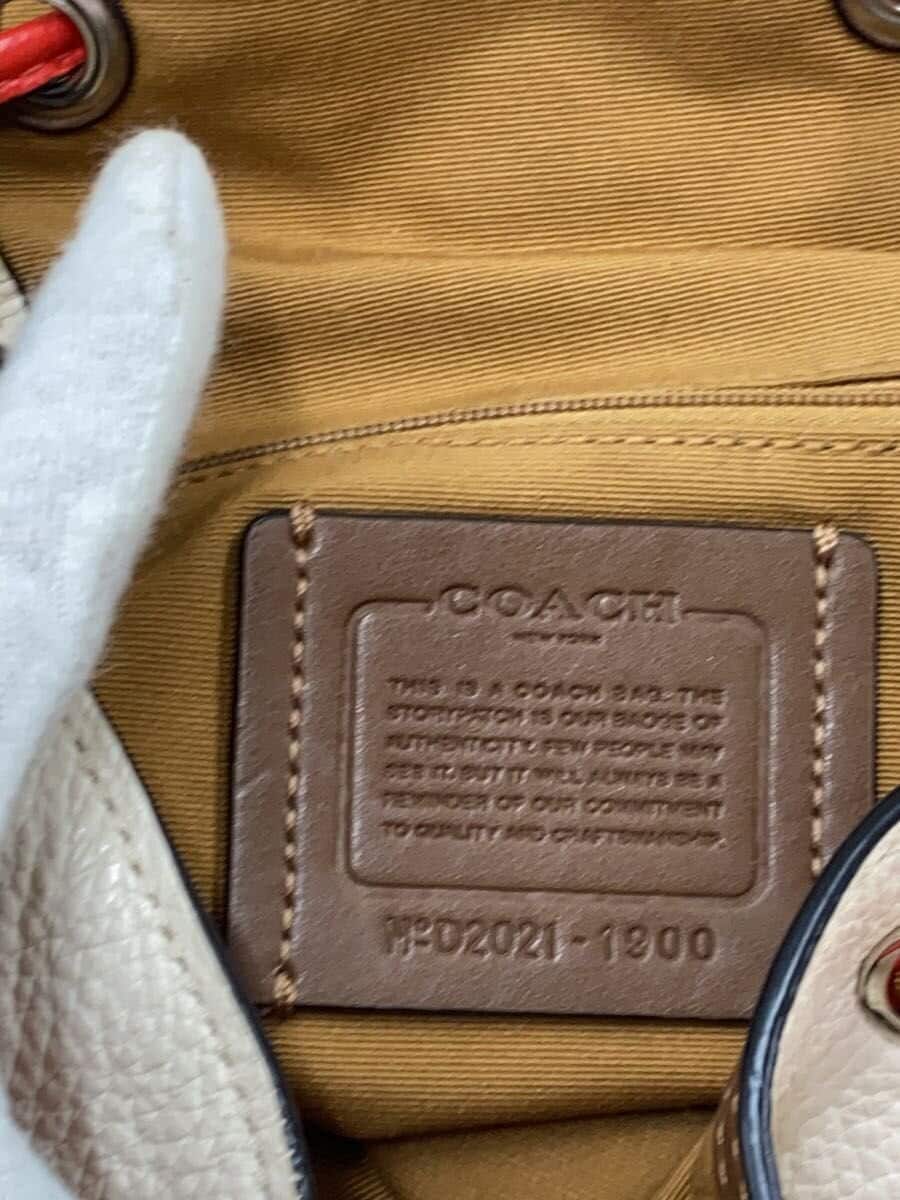COACH Backpack Leather BRW 5