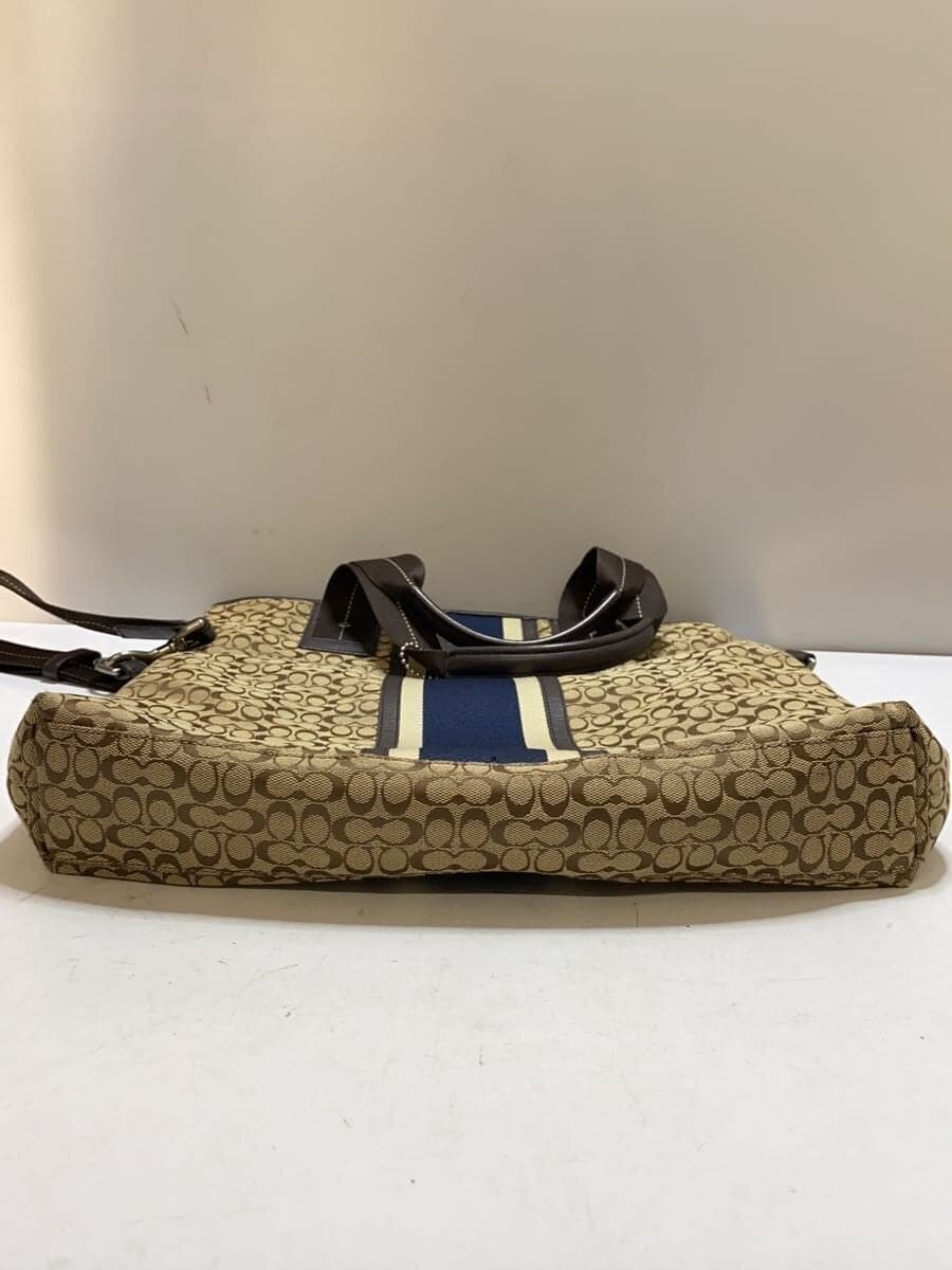 COACH Shoulder Bag Canvas BRW F70773 4