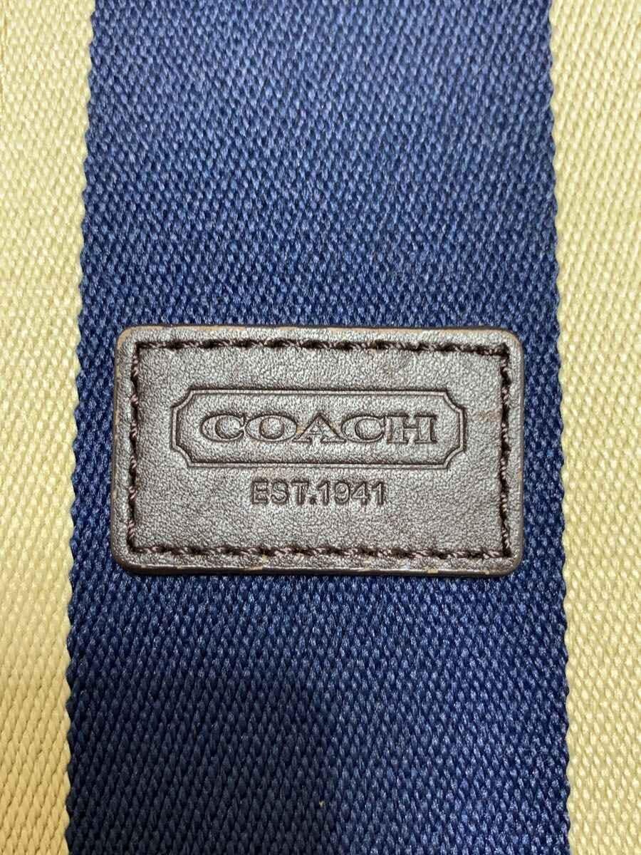 COACH Shoulder Bag Canvas BRW F70773 5