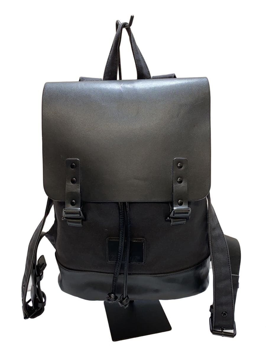 Gaston Luga Backpack Leather BLK Solid
