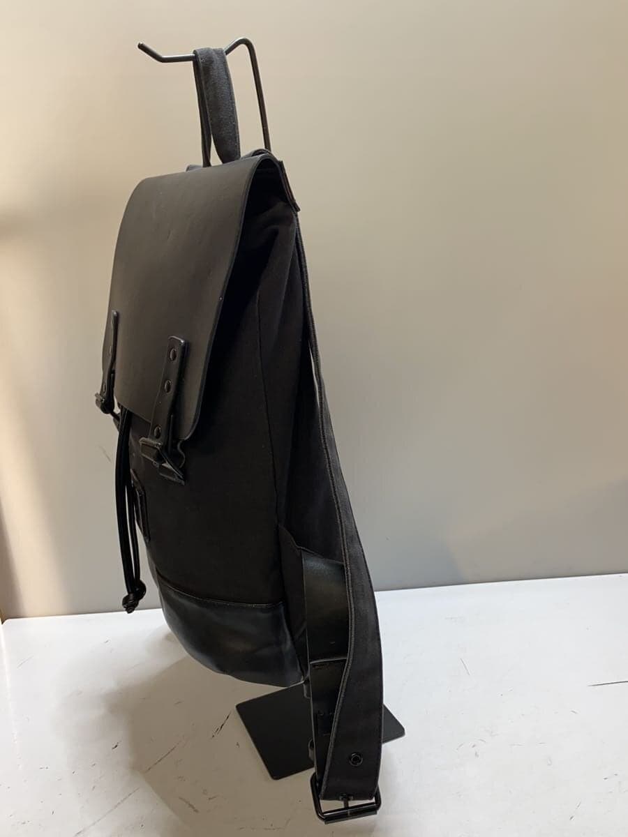 Gaston Luga Backpack Leather BLK Solid 2