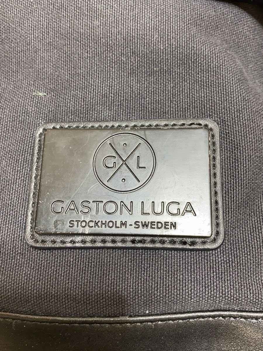 Gaston Luga Backpack Leather BLK Solid 5