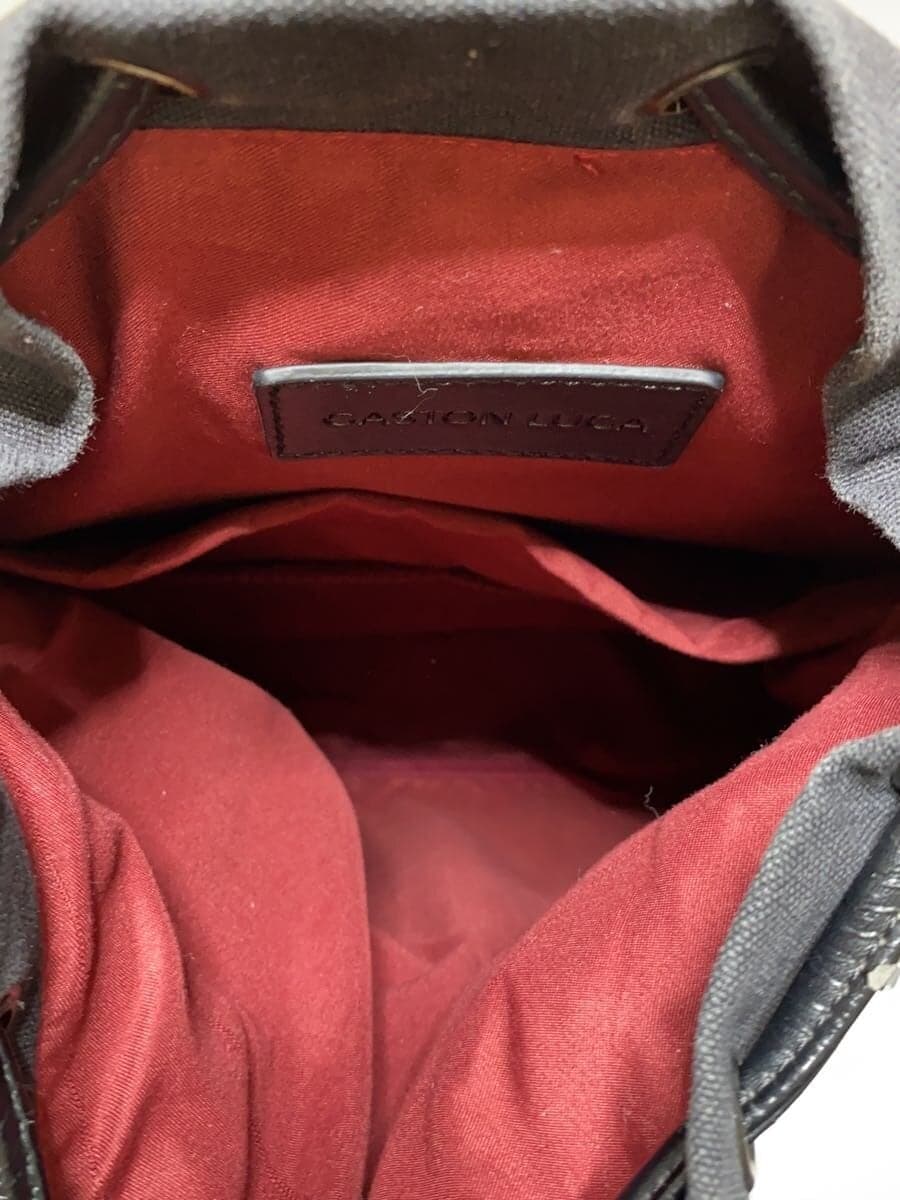 Gaston Luga Backpack Leather BLK Solid 6