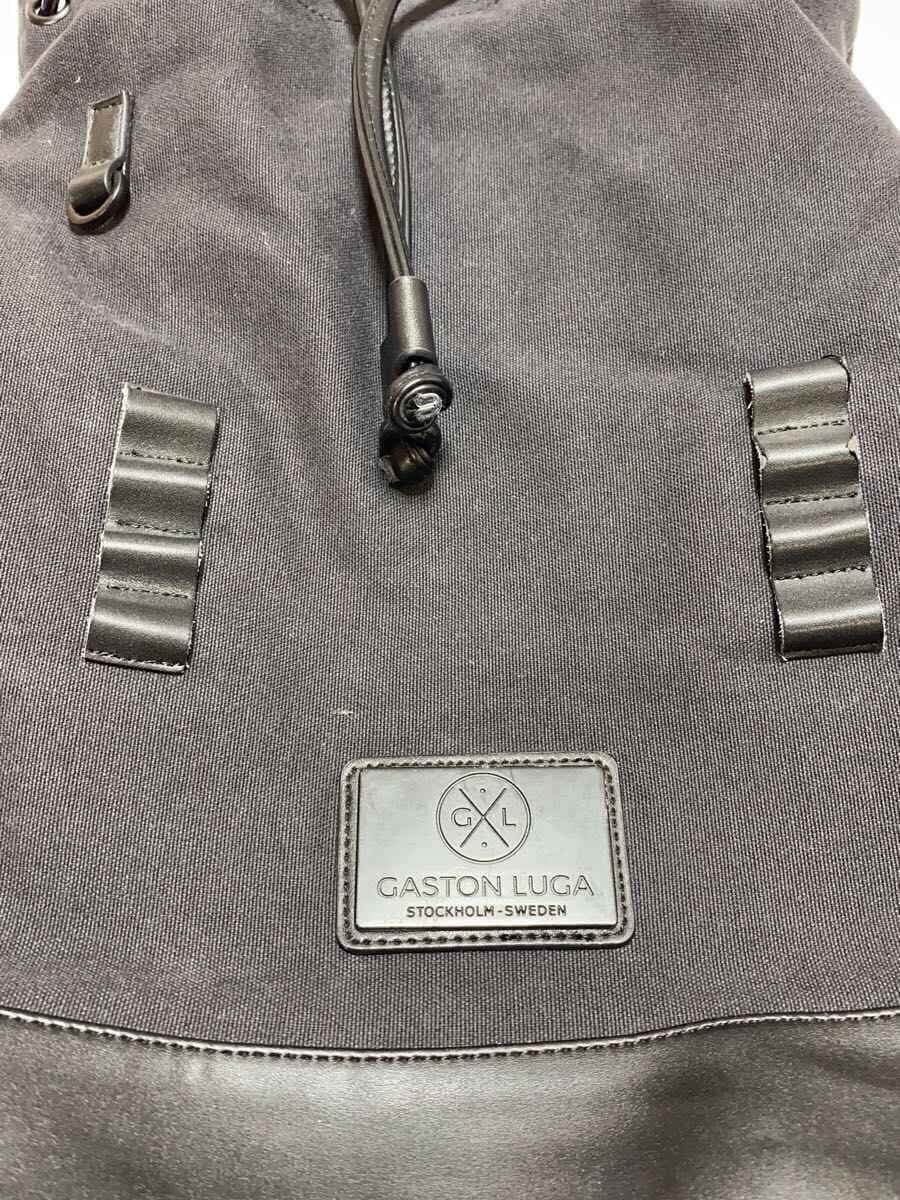 Gaston Luga Backpack Leather BLK Solid 7