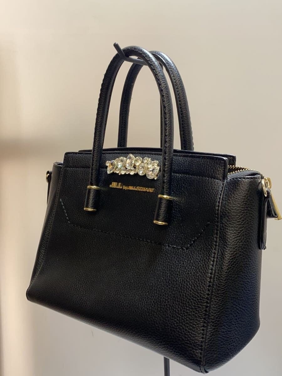 JILL by JILLSTUART Handbag Leather BLK 125-8181137 2